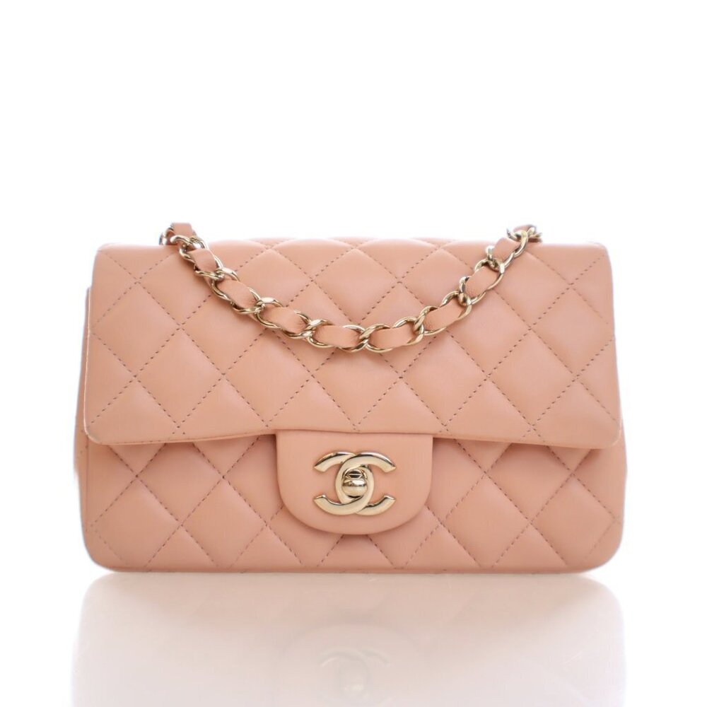 Chanel Mini Lambskin Rectangular Classic Flap Bag